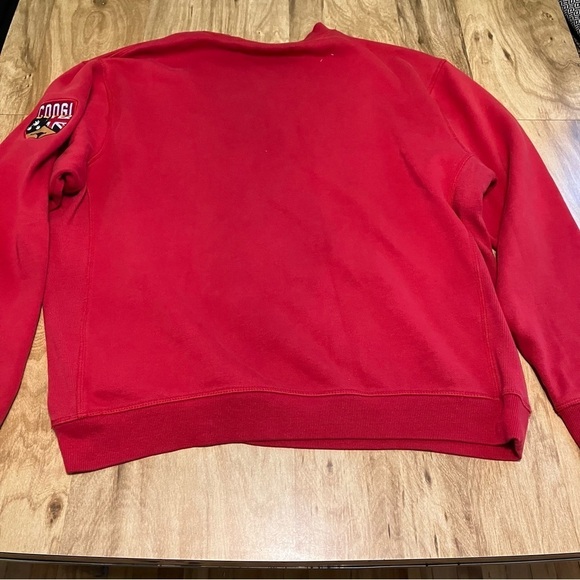 Coogi Red Australian Tri Nations Tournament Sweatshirt Embroidered Sweater XL - Picture 8 of 10